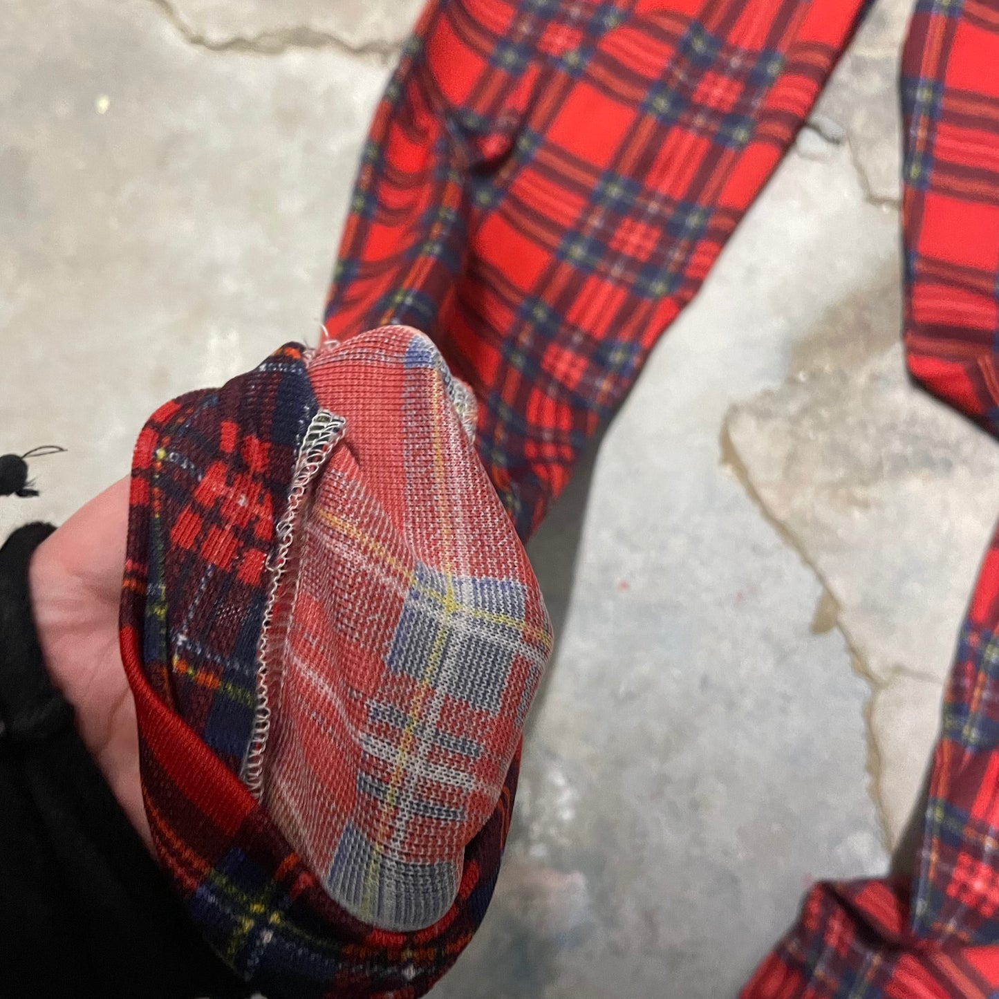 Comme Des Garcons Homme Plus Tartan Leggings