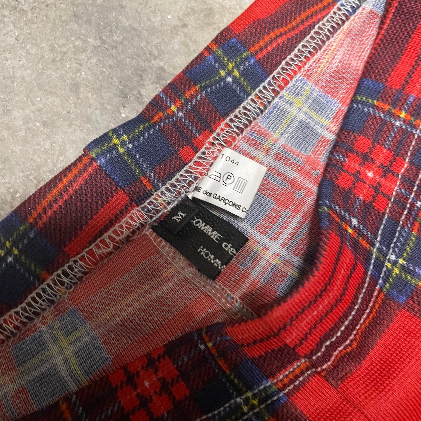 Comme Des Garcons Homme Plus Tartan Leggings