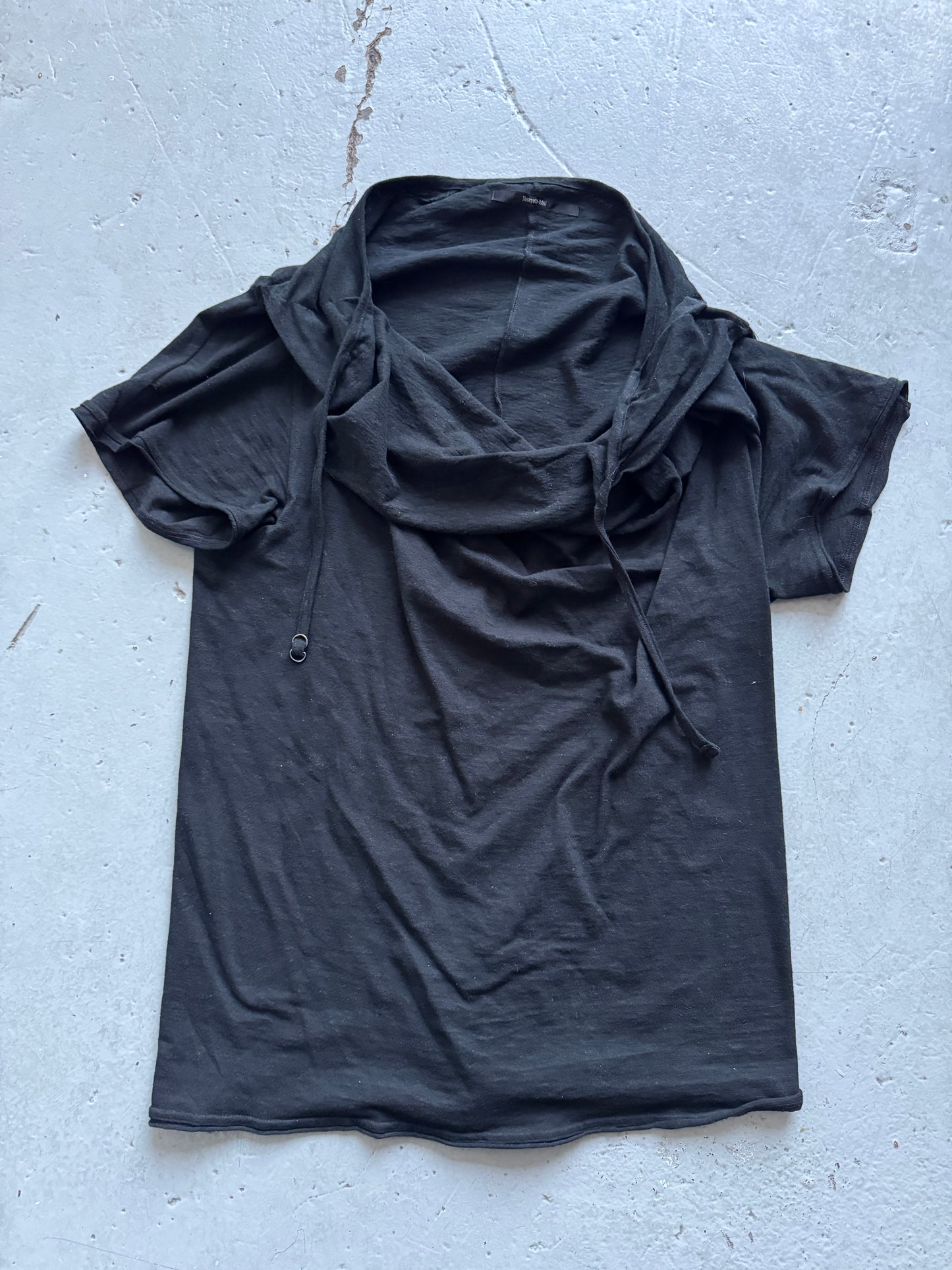 yasuyuki ishii drape cowl neck top