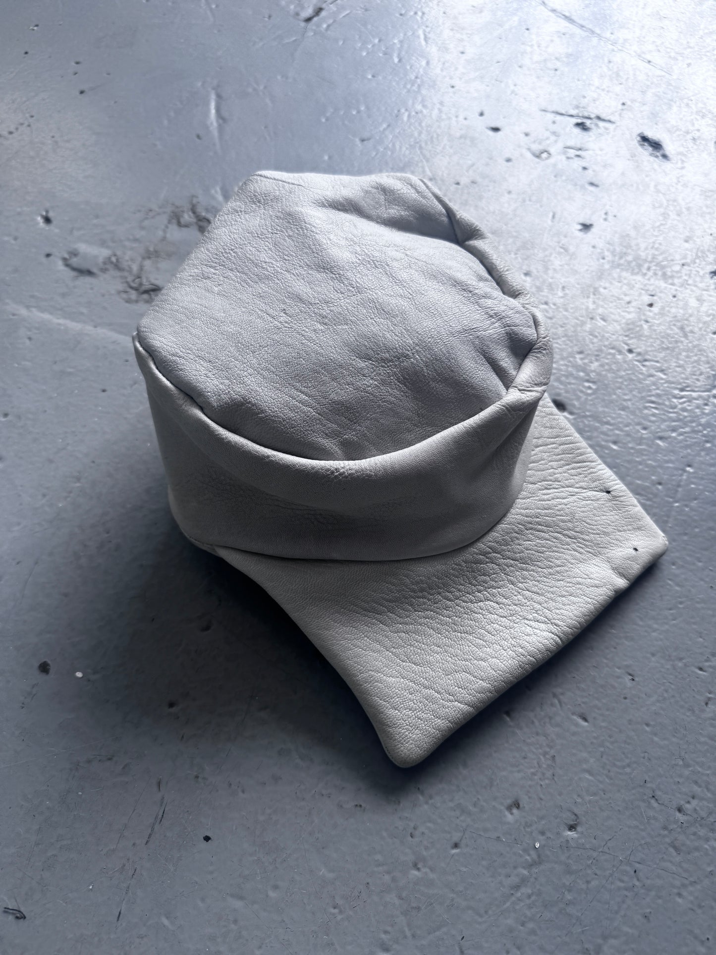 Zam Barrett Leather Duck Bill Cap