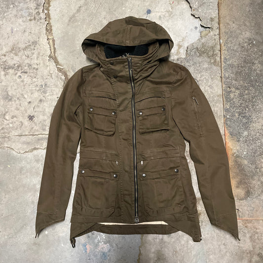 Yasuyuki Ishii Pointed Sleeve Layered Military Jacket