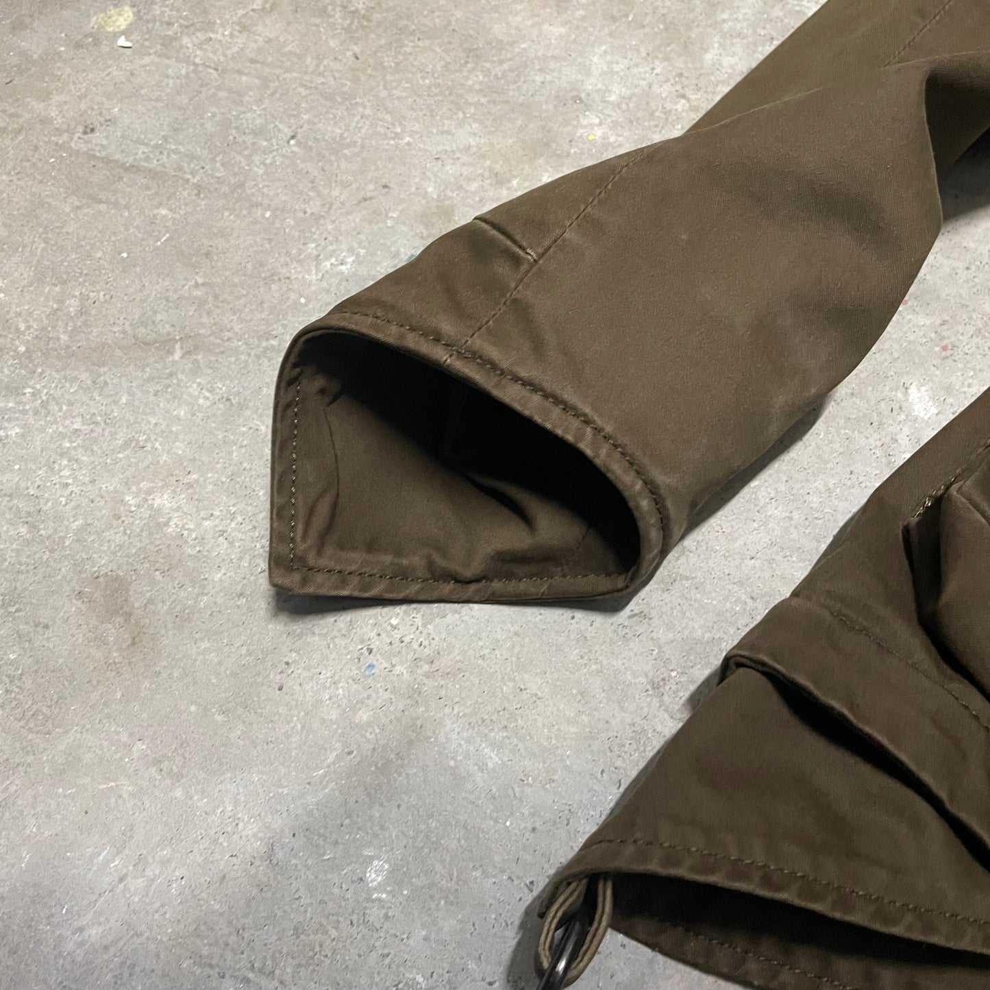 Yasuyuki Ishii Pointed Sleeve Layered Military Jacket