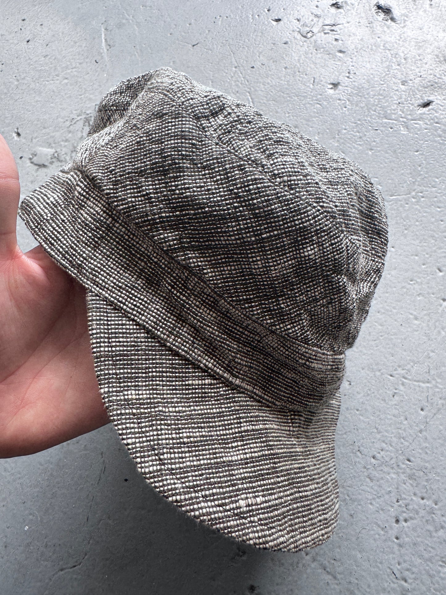 Andrew Driftwood Officer Milled Linen Hat
