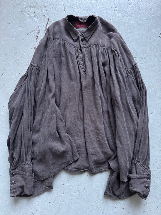 nemeth thick linen painter smock shirt