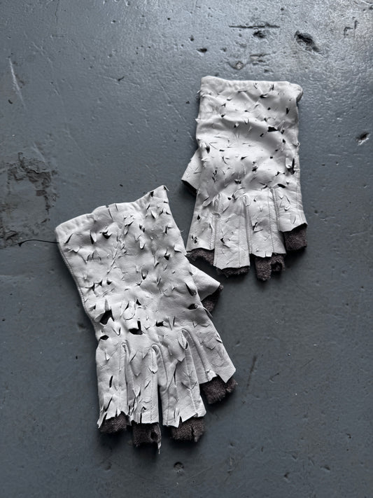 Hybrid Layered Knit Cut Gloves