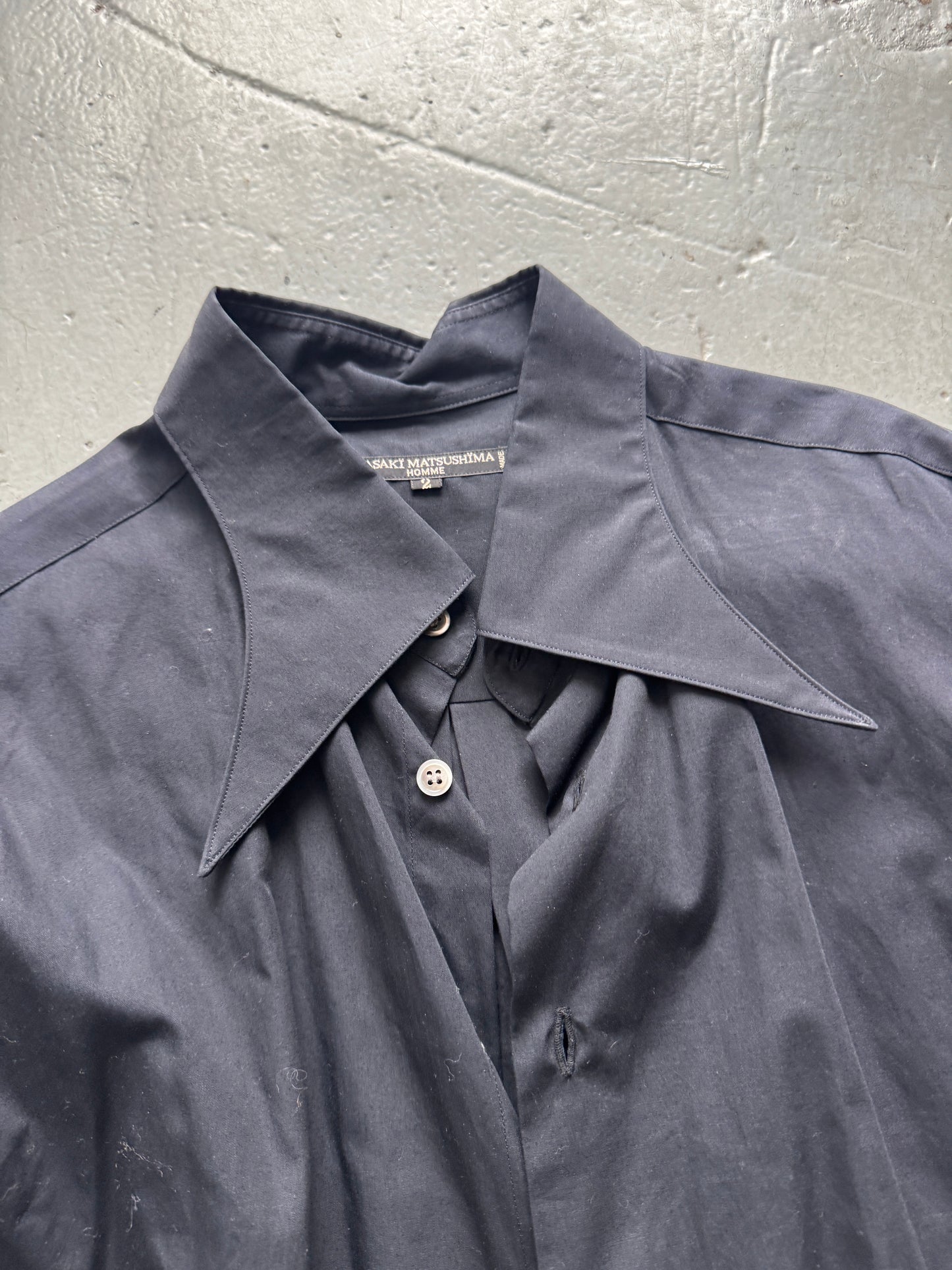masaki matsushima homme pointed detail shirt