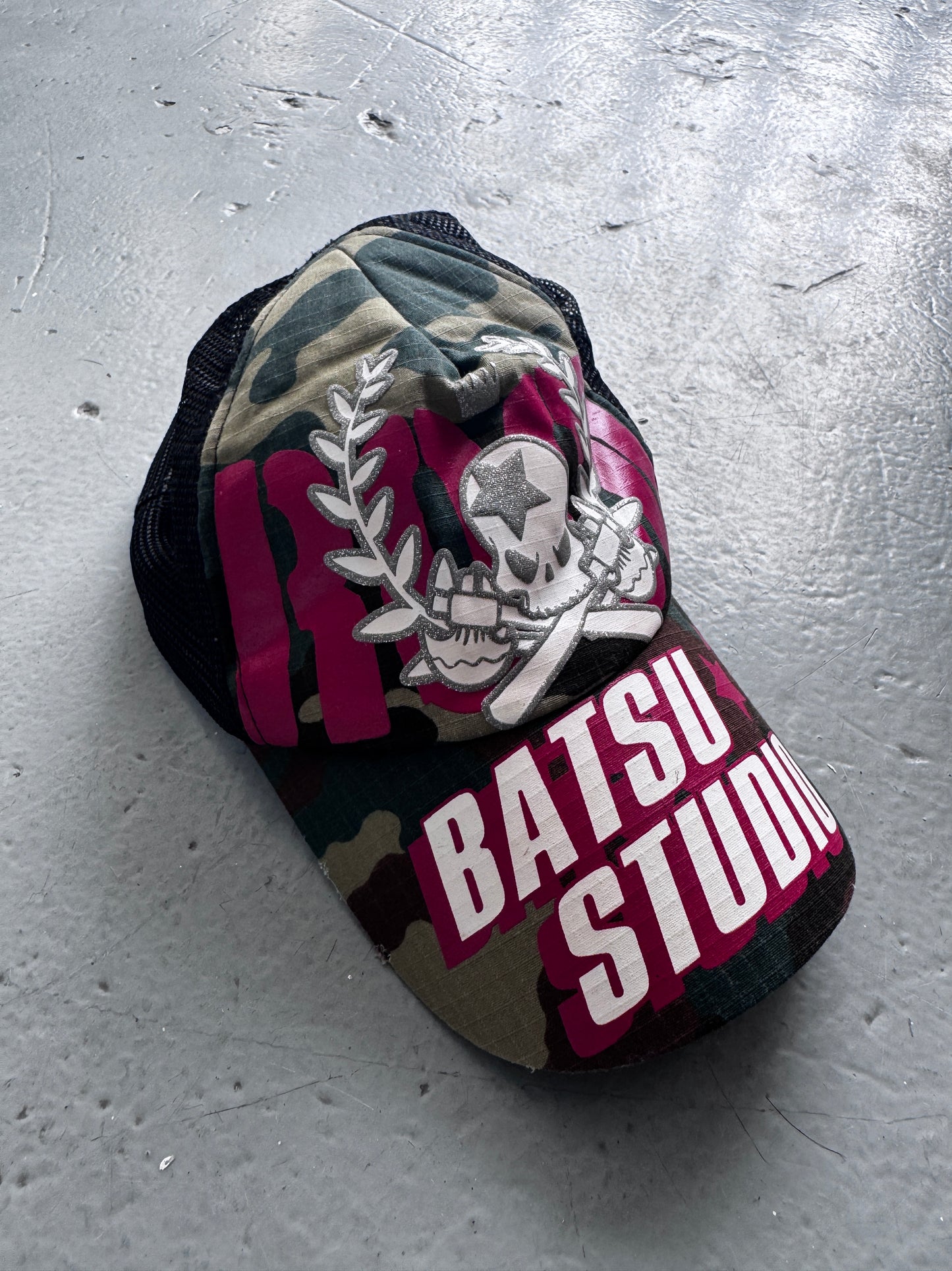 ba-tsu studio skull cap