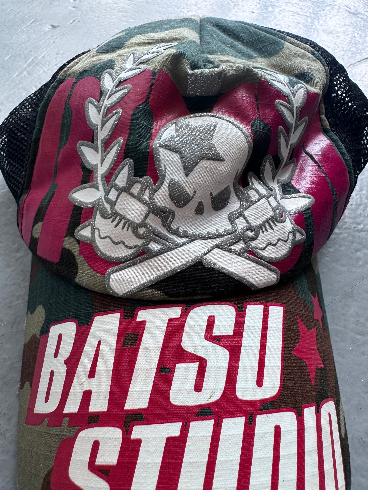 ba-tsu studio skull cap