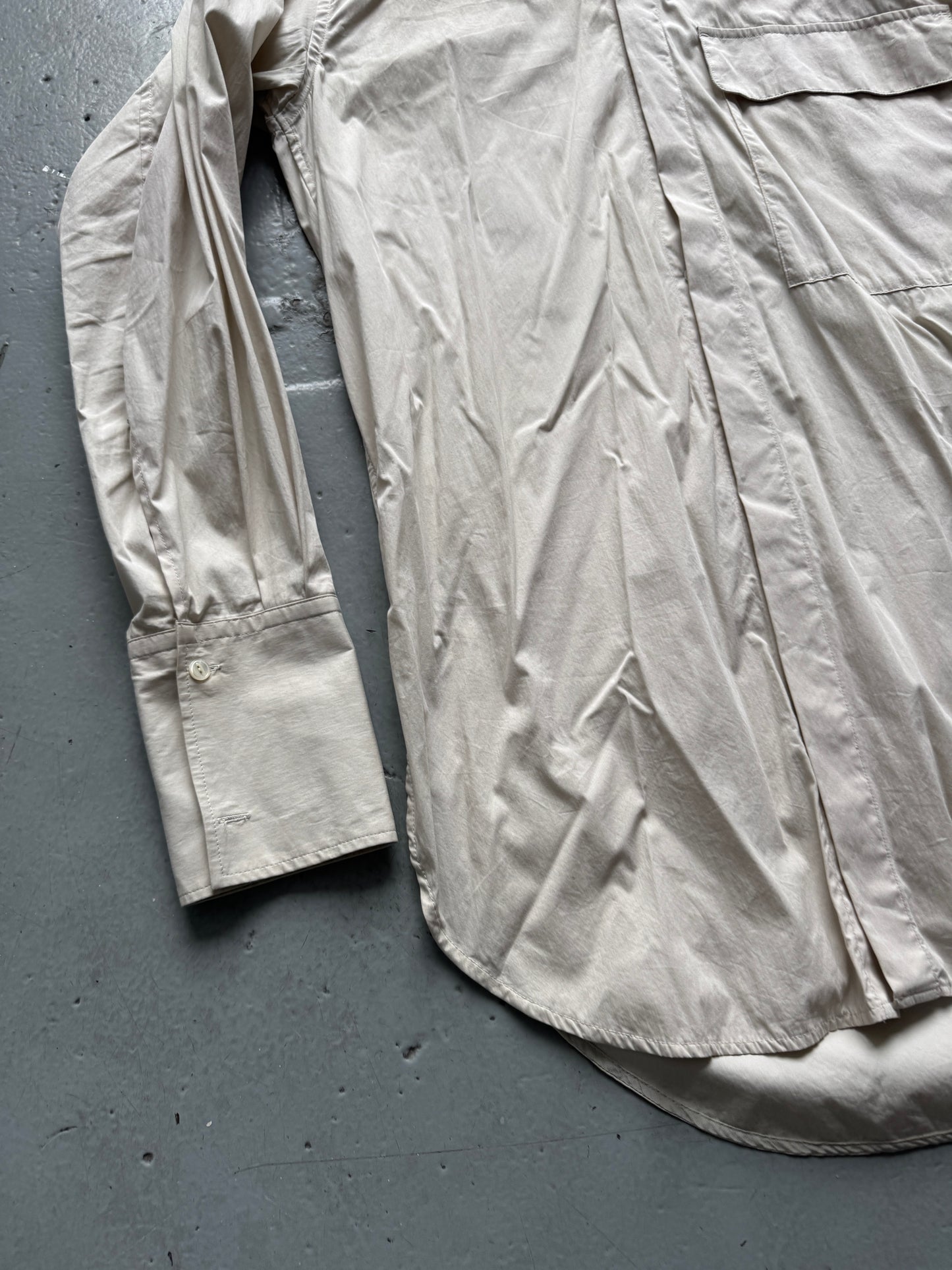 yohji yamamoto y's pink label hooded shirt