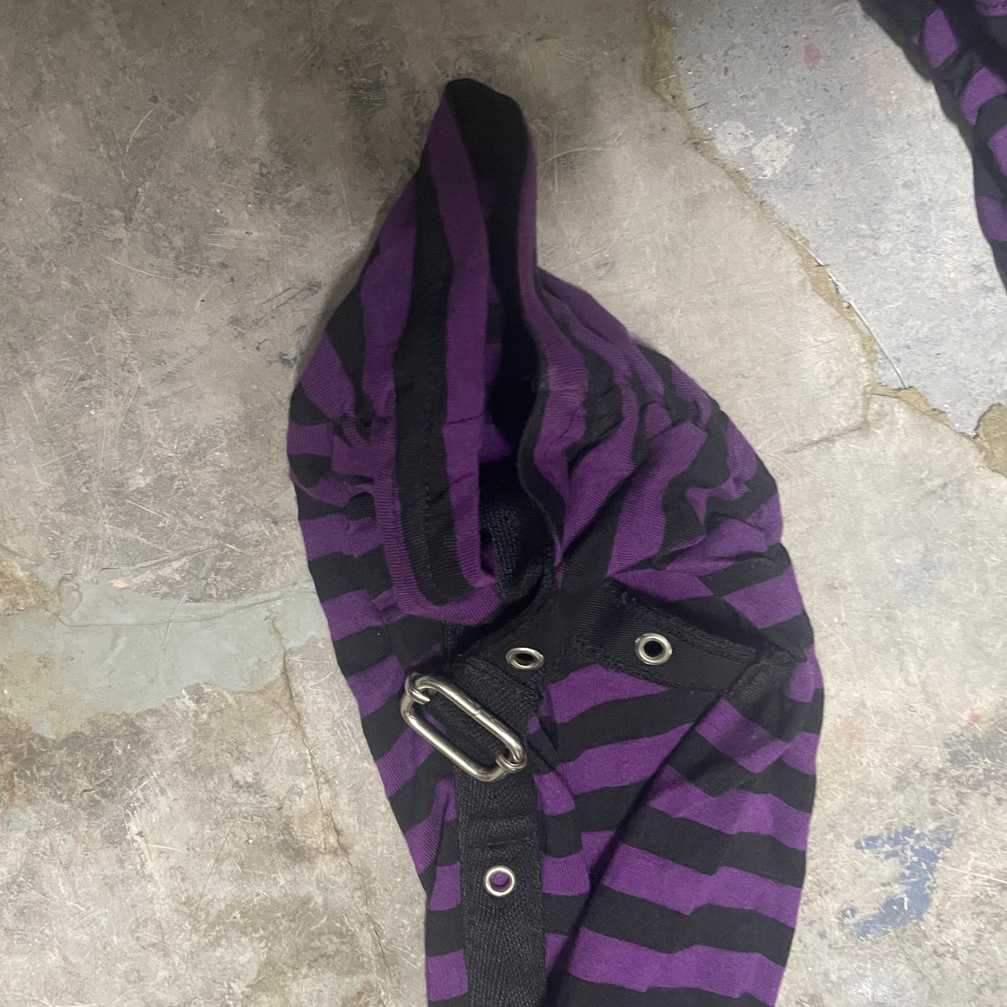 SDL Striped Buckle Gothic Leggings