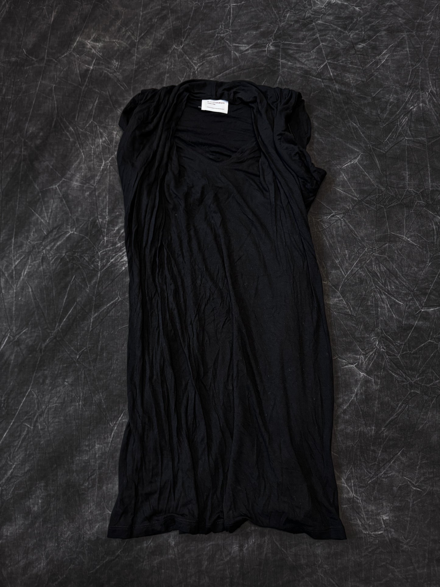 Hussein Chalayan Drape Shoulder Long Top / Dress