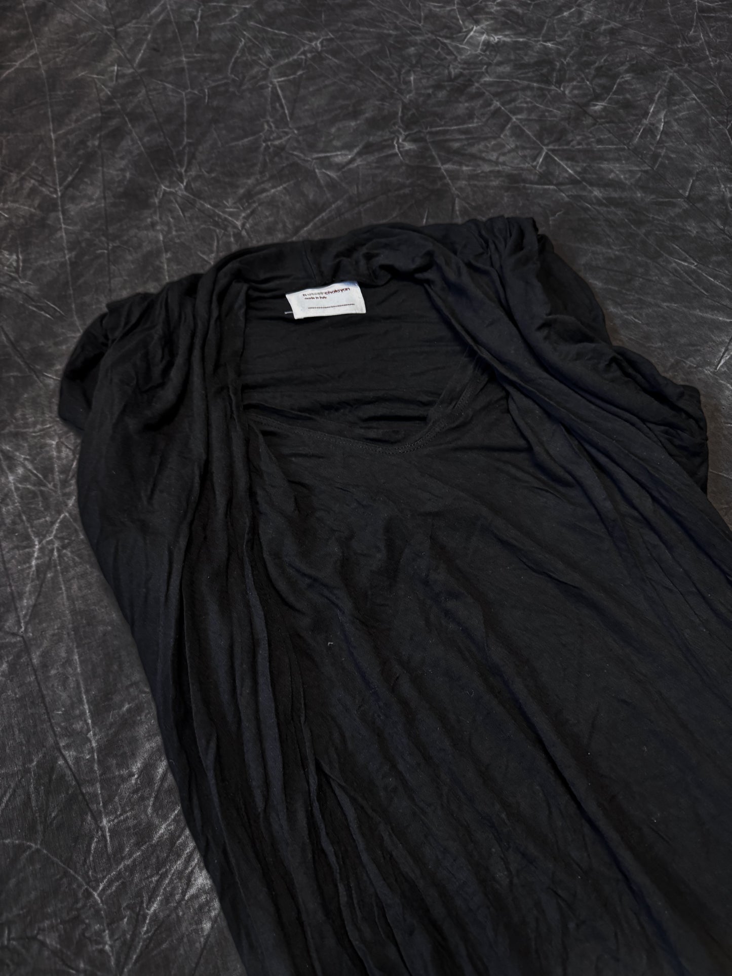 Hussein Chalayan Drape Shoulder Long Top / Dress