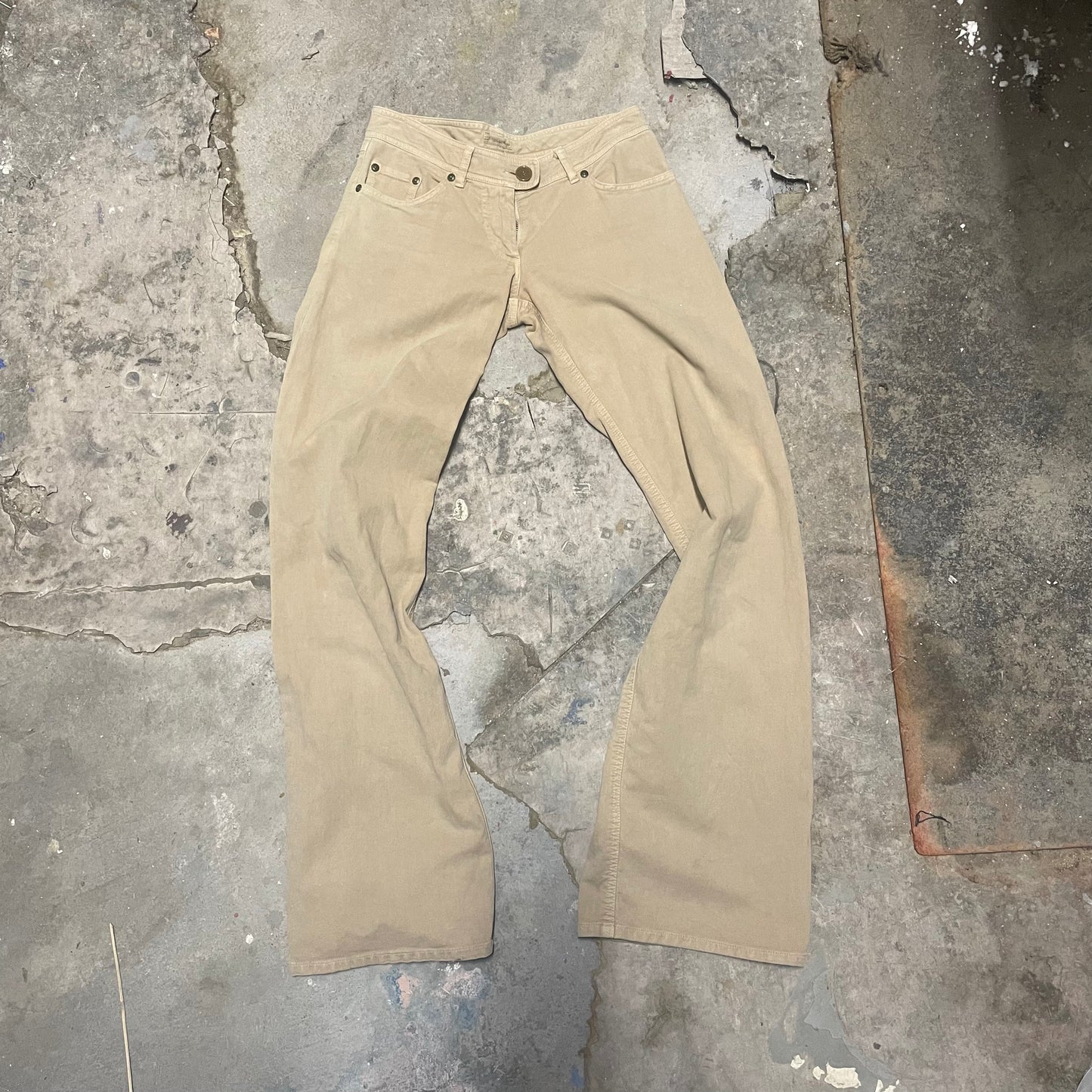 Share Spirit Flared Beige Trousers