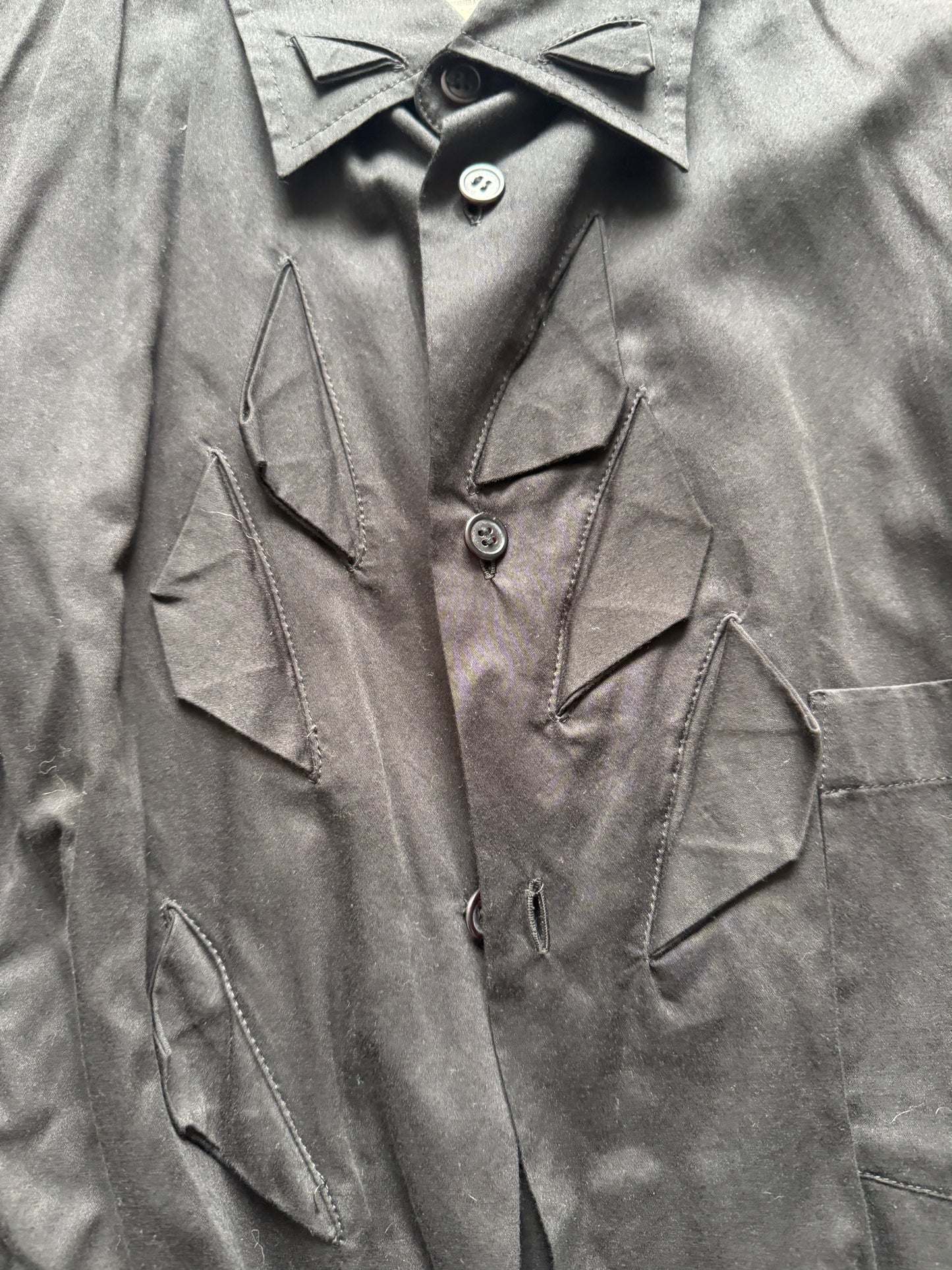 yohji yamamoto pour homme origami shirt
