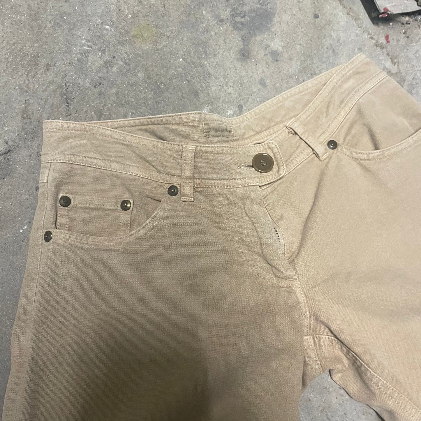 Share Spirit Flared Beige Trousers