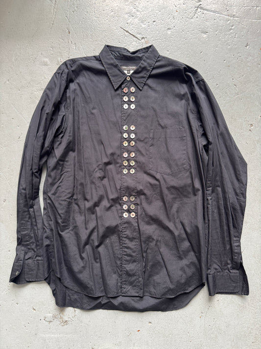 comme des garcons homme plus button front shirt