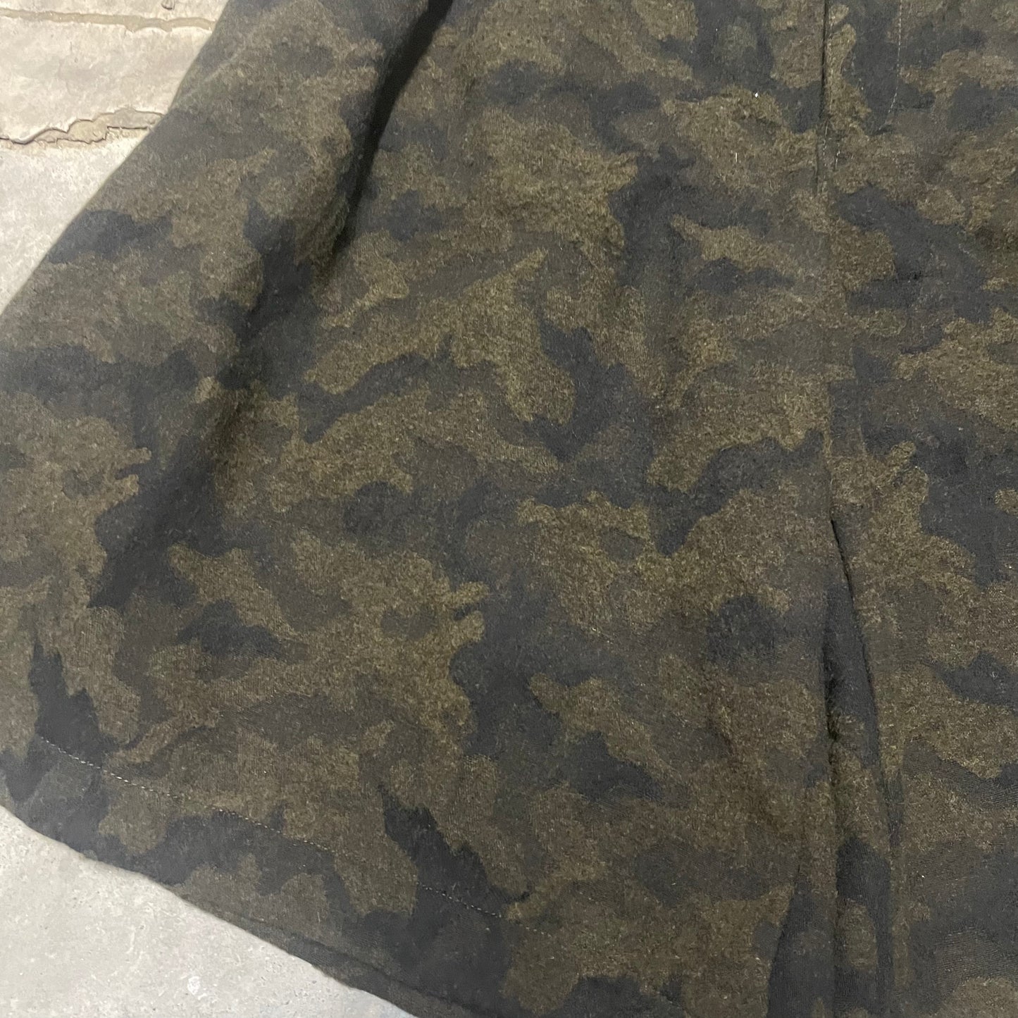 Comme Des Garcons Wide Camo Shorts