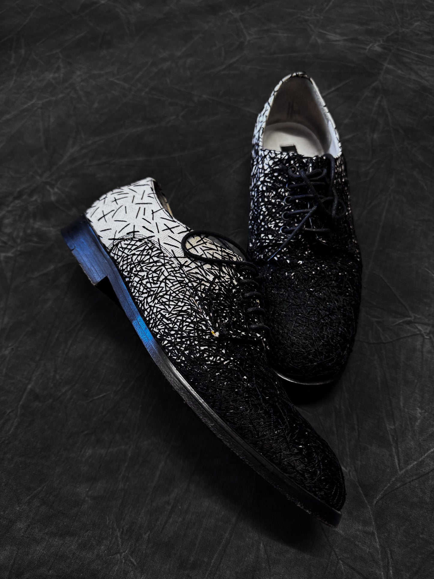 Raf Simons SS09 Embroidered Derbies