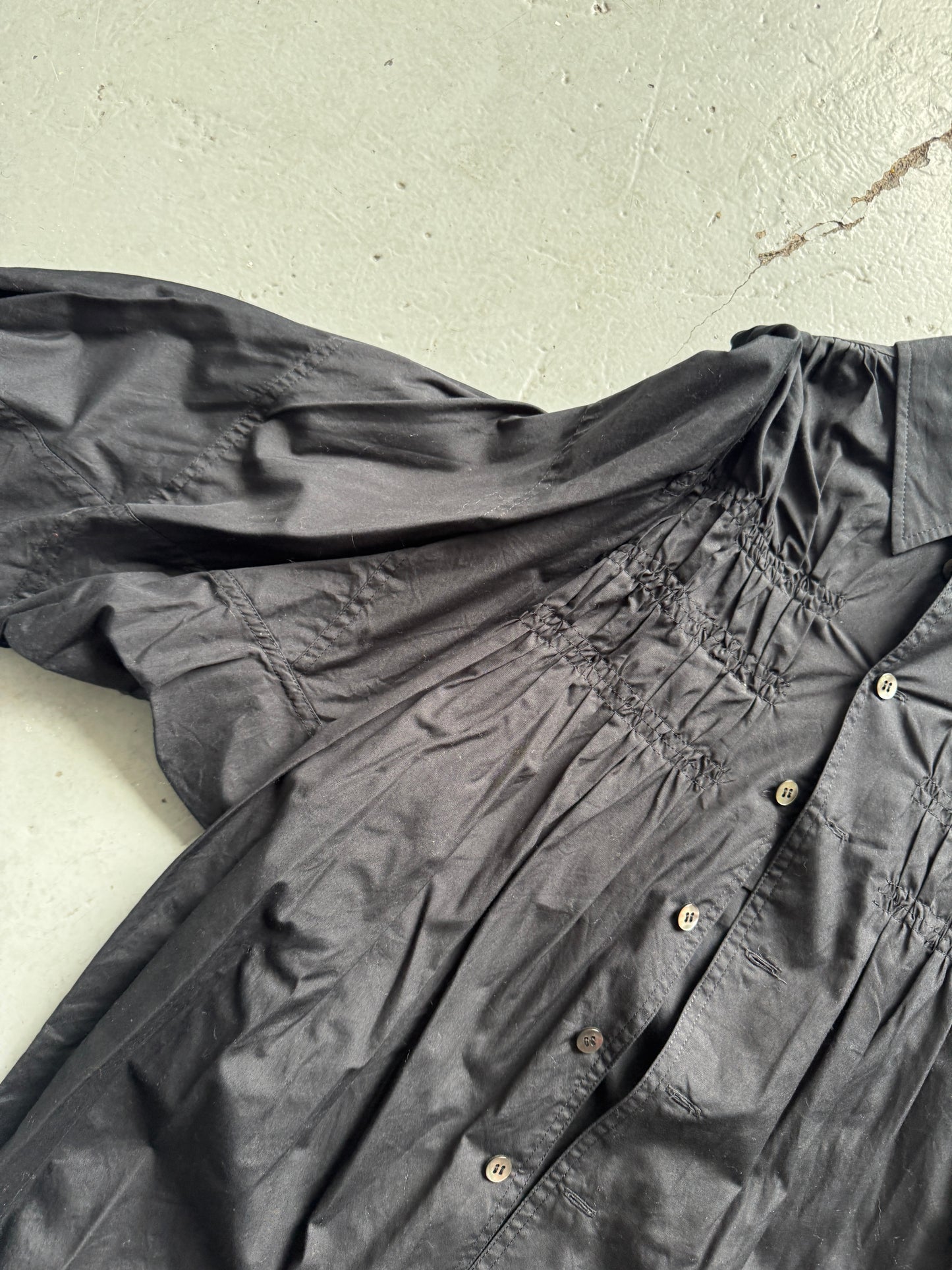 nemeth gathered front shirt