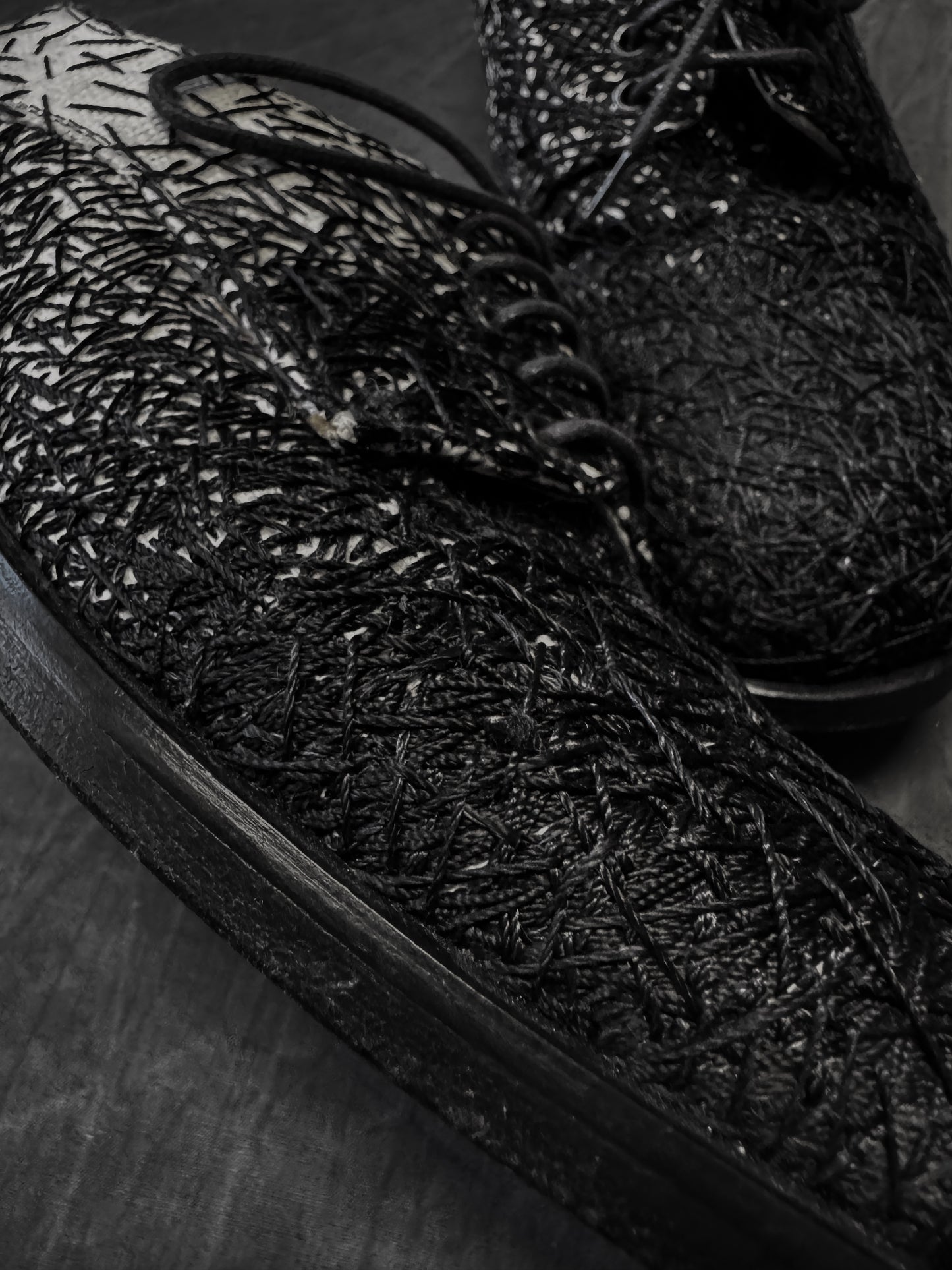 Raf Simons SS09 Embroidered Derbies