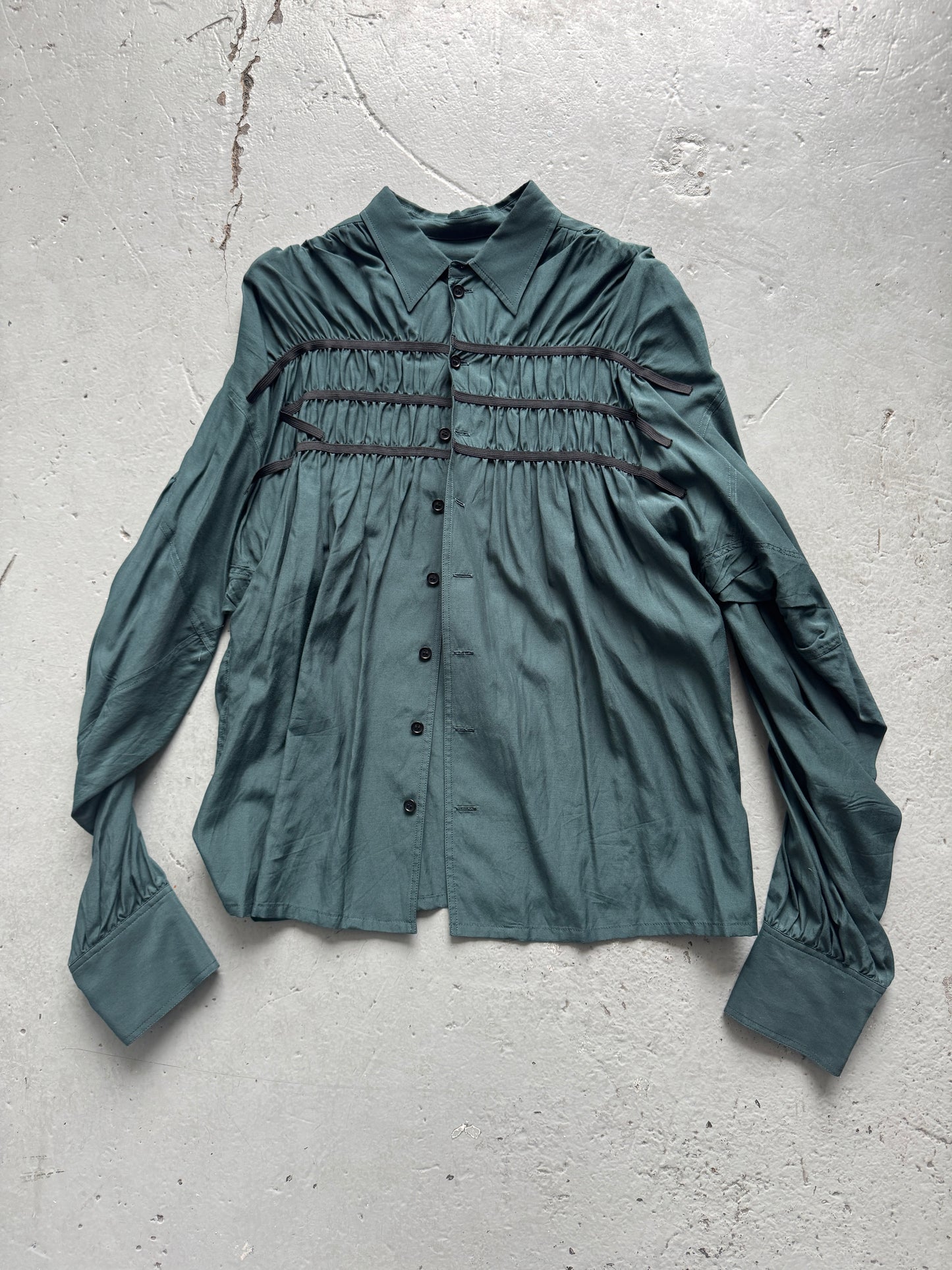 nemeth gathered shirt