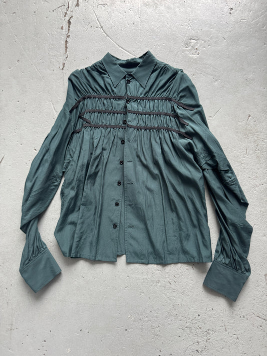 nemeth gathered shirt