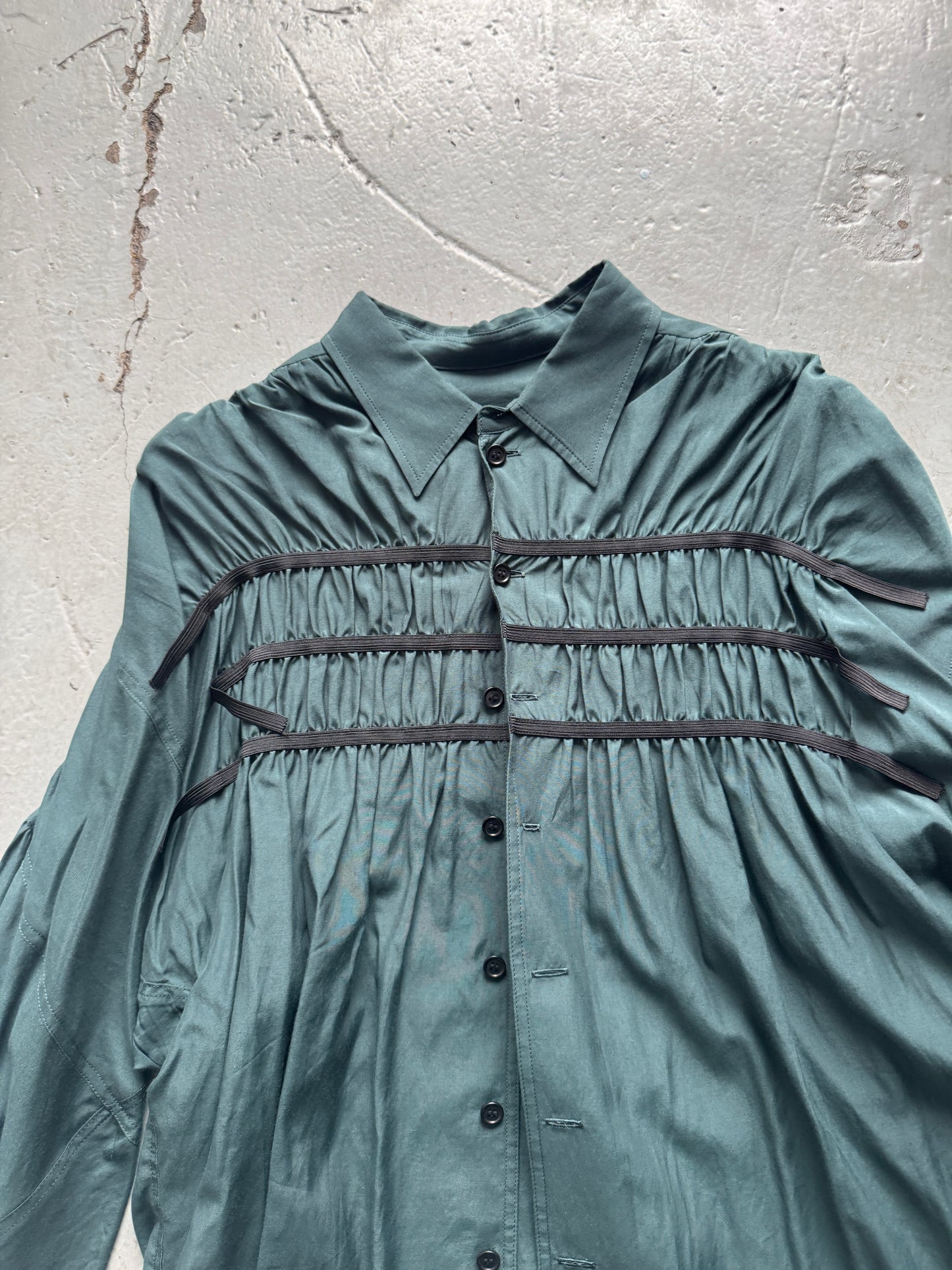 nemeth gathered shirt