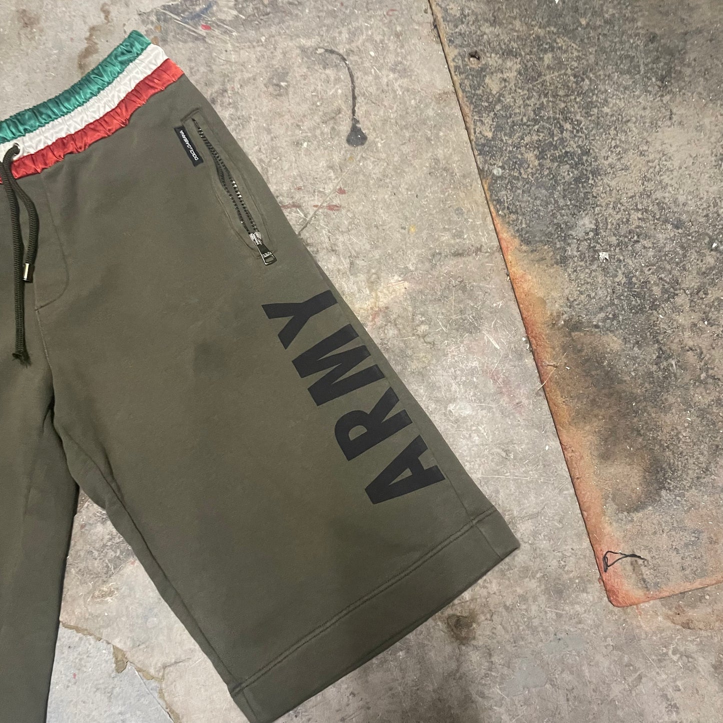 Dolce & Gabbana Army Jogger Shorts