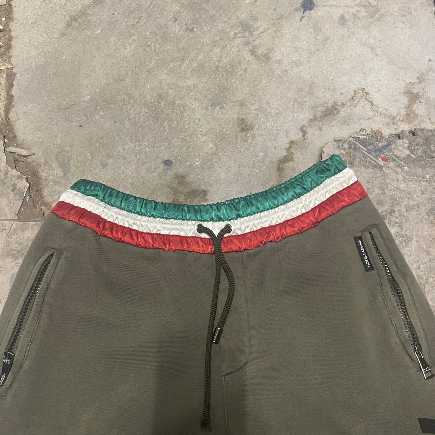 Dolce & Gabbana Army Jogger Shorts