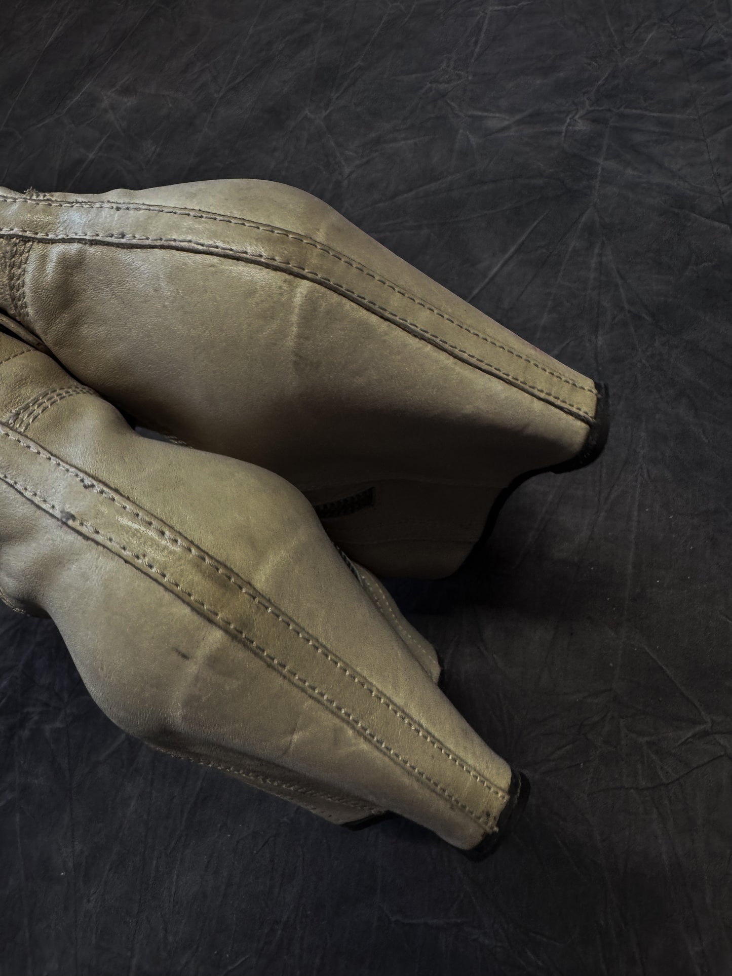 Rick Owens Moto Wedge Ankle Boots