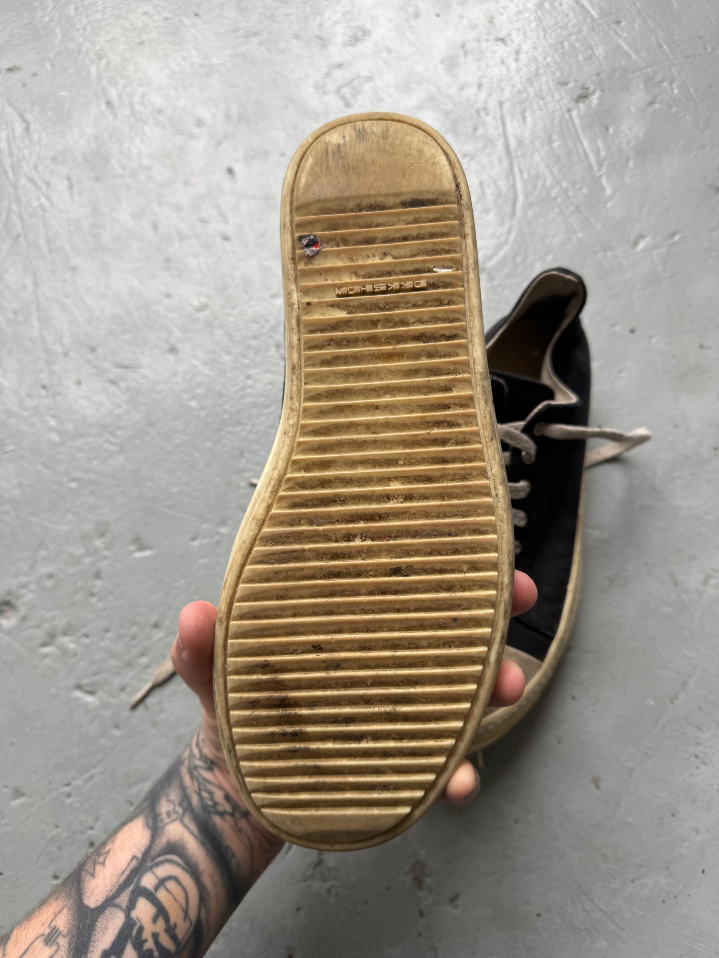 rick owens drkshdw low ramone sneaker
