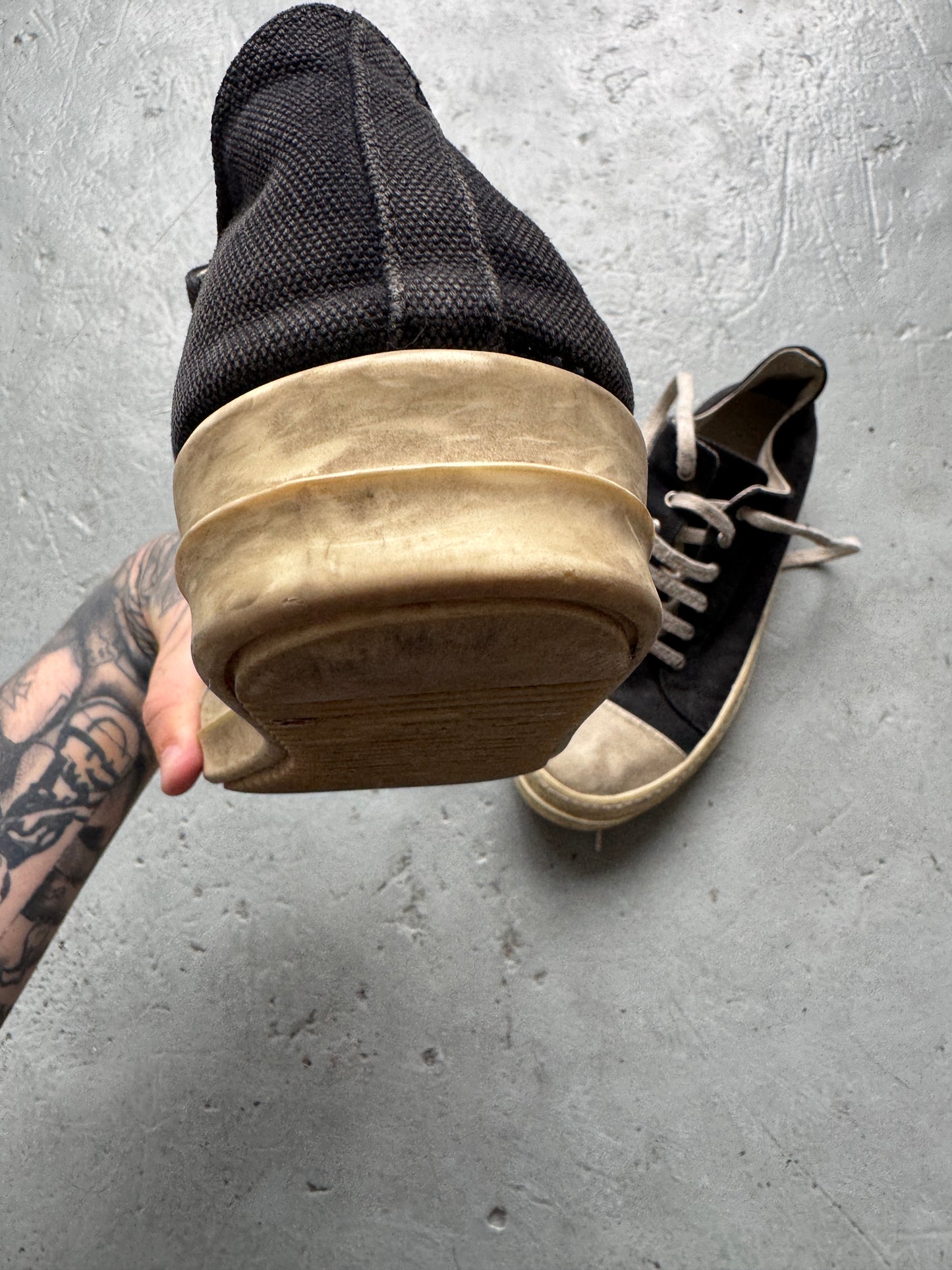 rick owens drkshdw low ramone sneaker