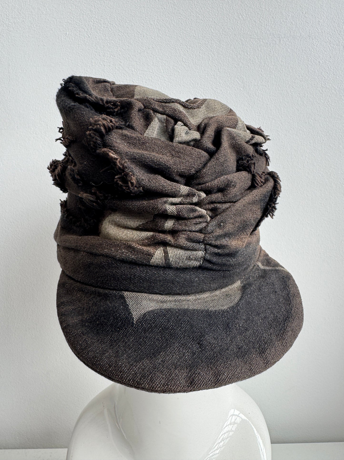 yohji yamamoto drape hat