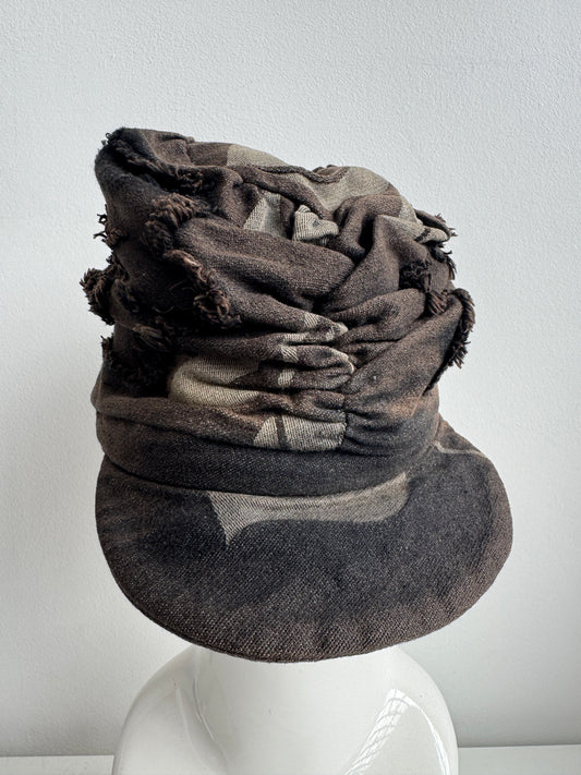 yohji yamamoto drape hat