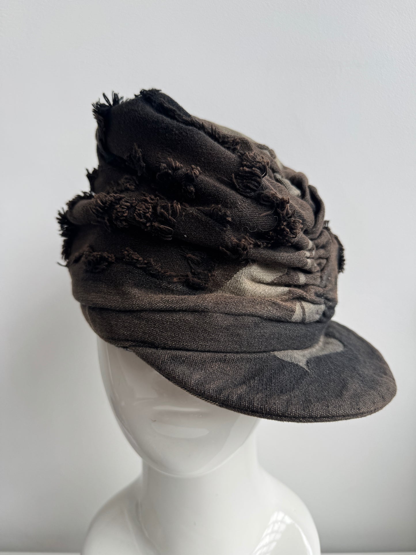 yohji yamamoto drape hat