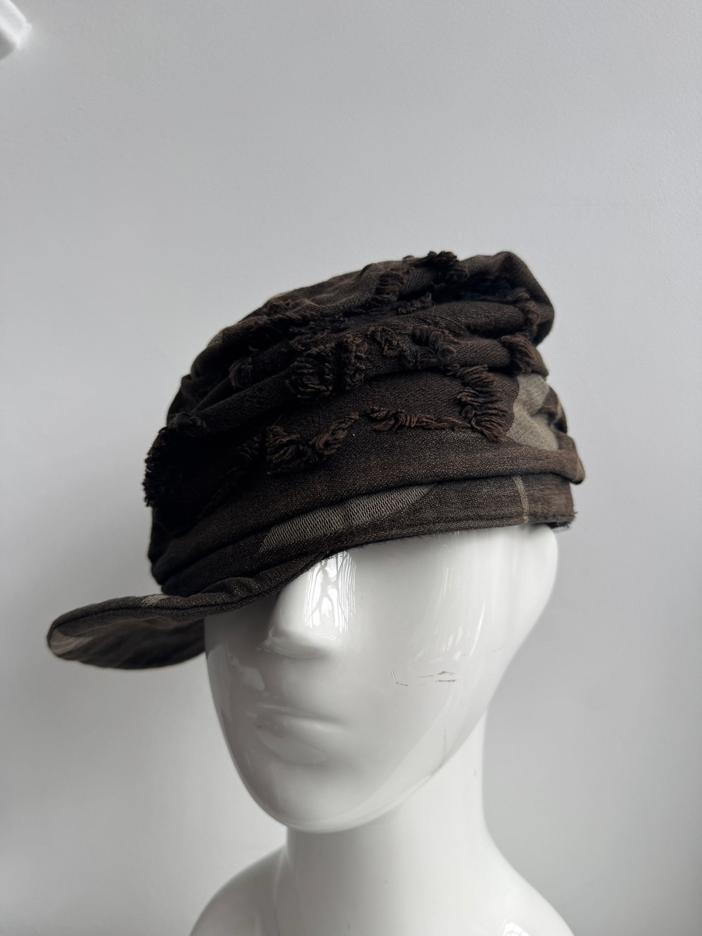 yohji yamamoto drape hat