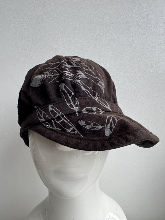 number nine ss08 birds cashmere casquette hat