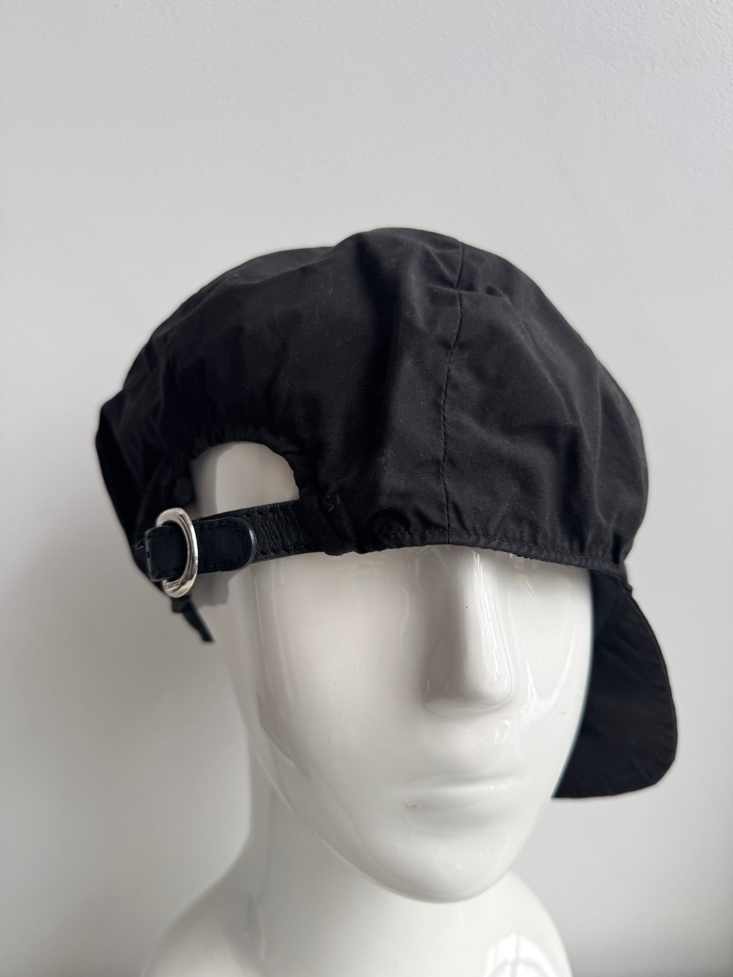 kijima takayuki leather strap casquette hat