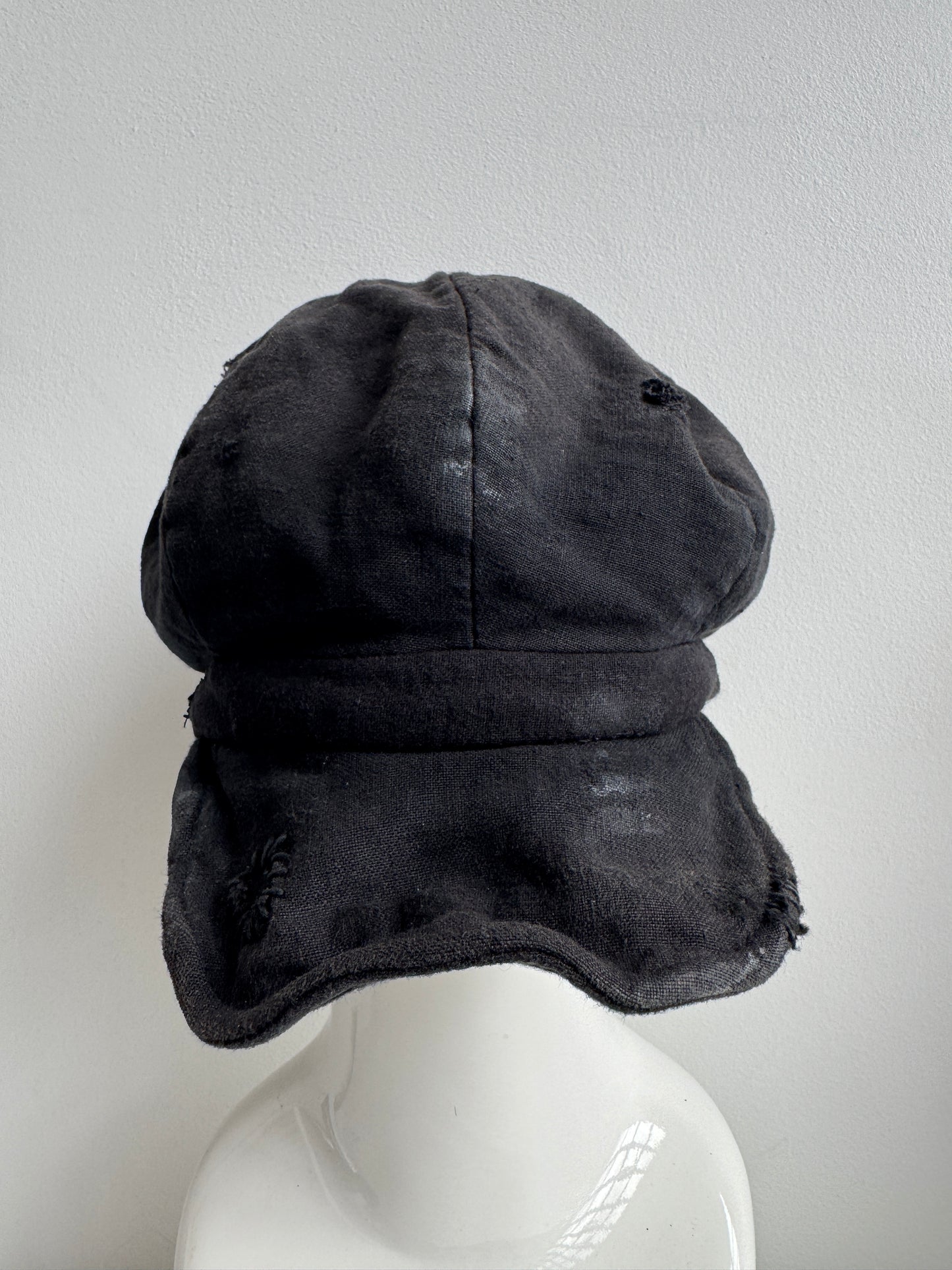 traingles hat japanese linen patched casquette hat