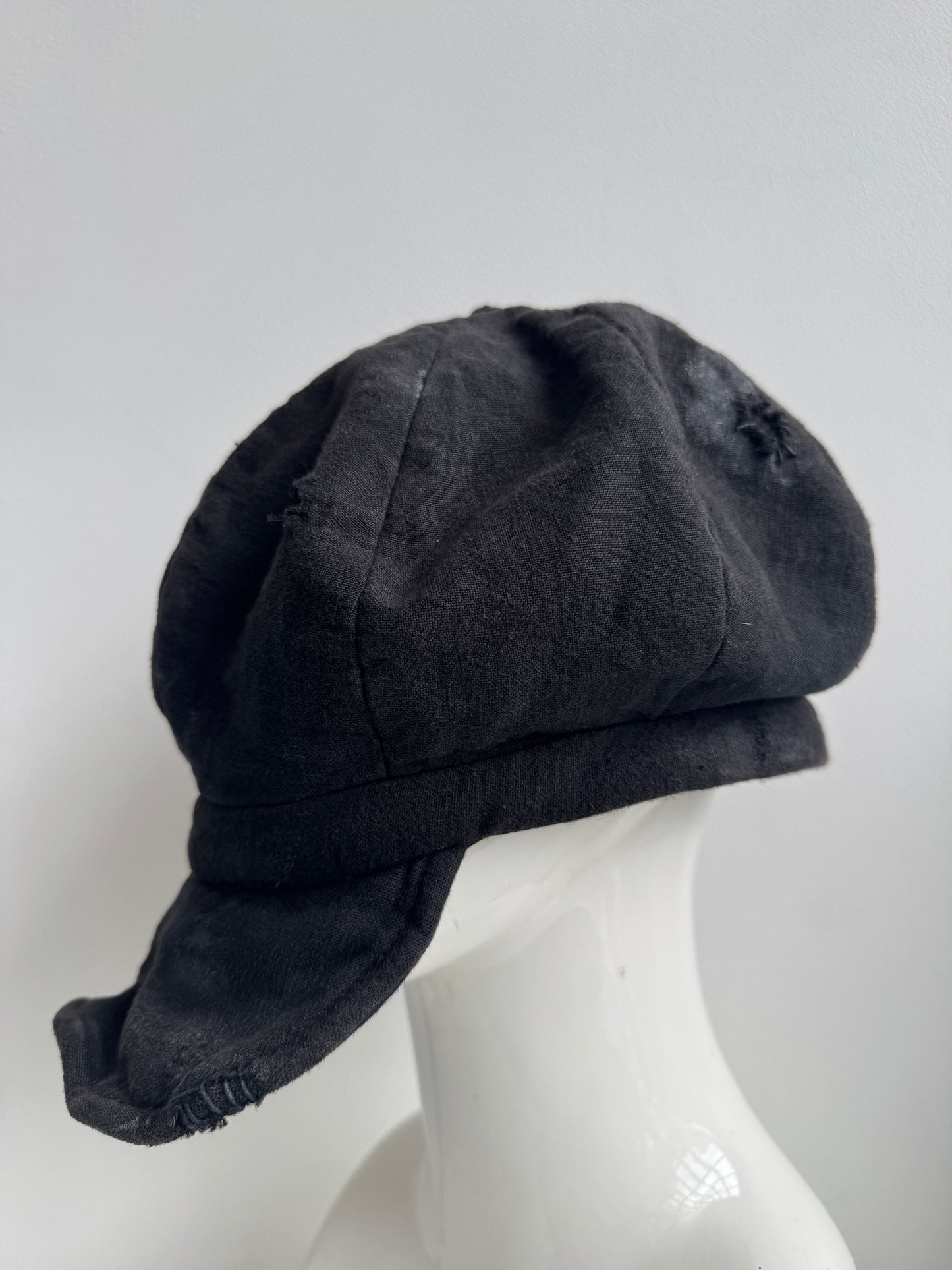 traingles hat japanese linen patched casquette hat