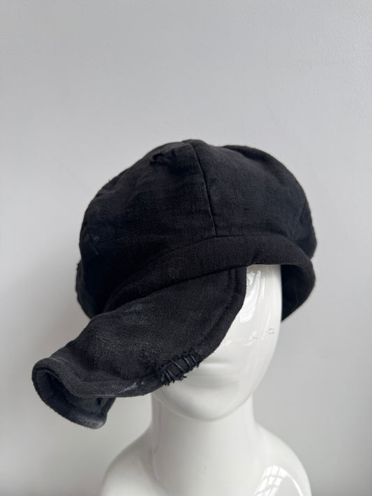 traingles hat japanese linen patched casquette hat