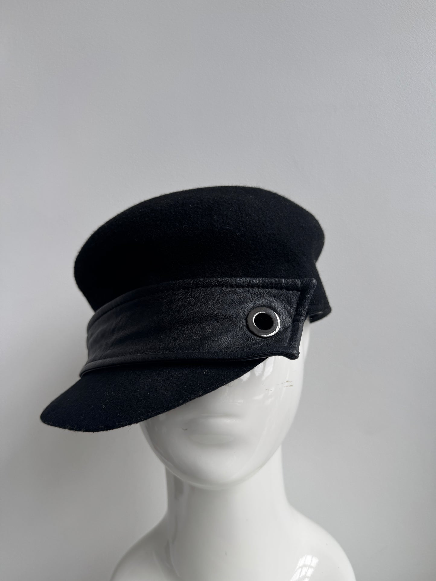ca4la felt and leather hat