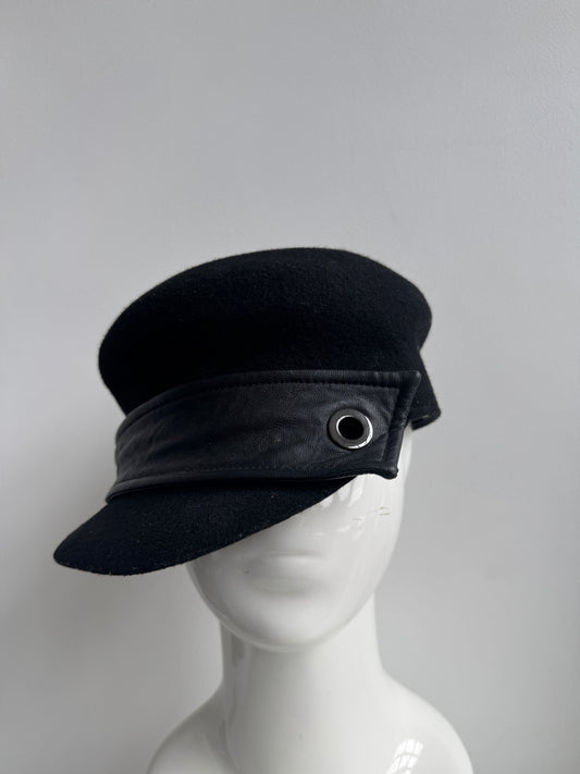ca4la felt and leather hat