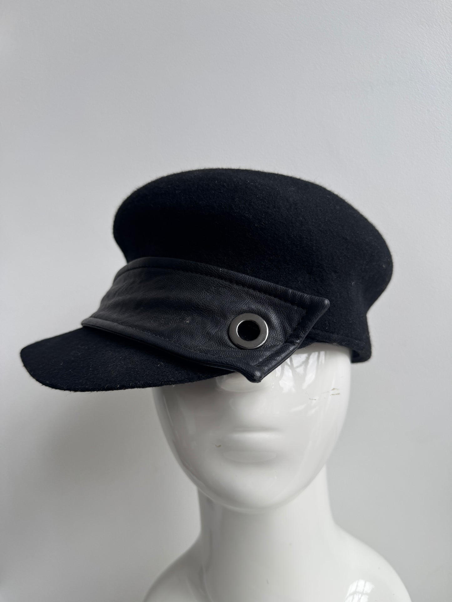 ca4la felt and leather hat
