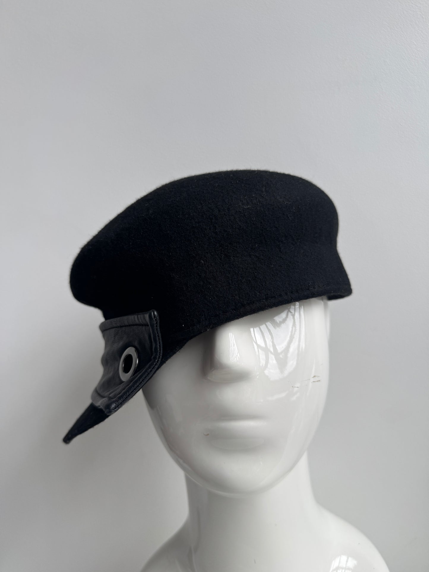 ca4la felt and leather hat