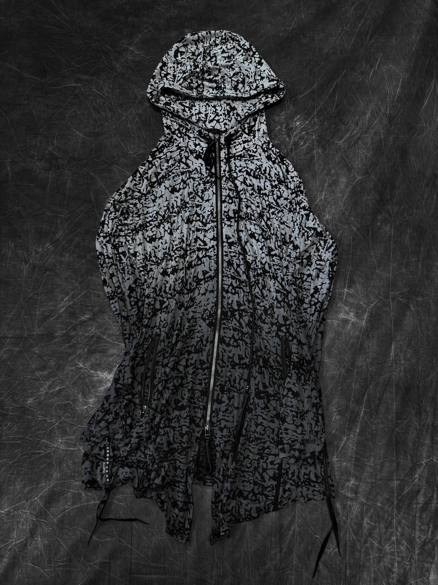 KMRII Patterned Lightweight Hoodie