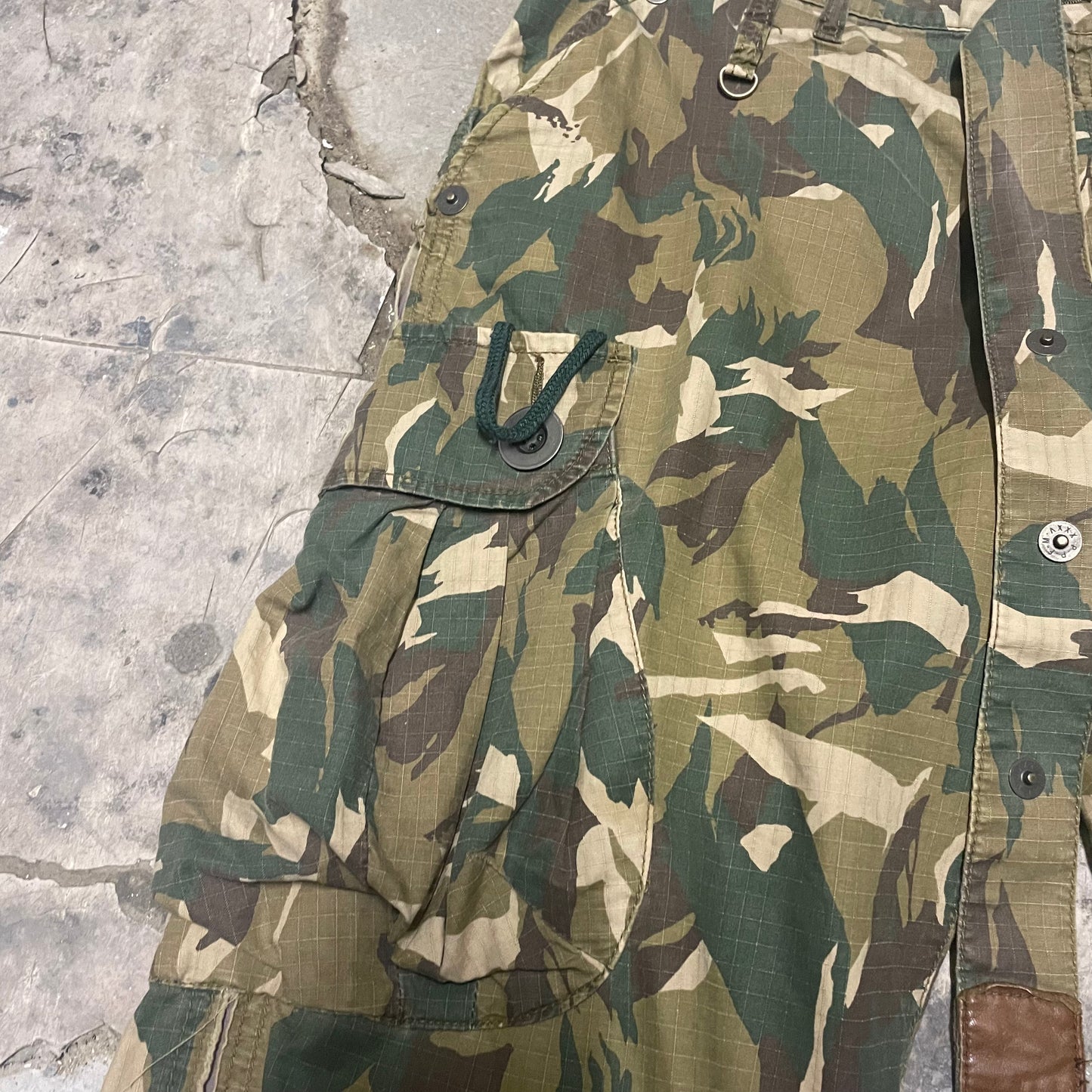 PPFM 90s 3/4 Length Camo Shorts