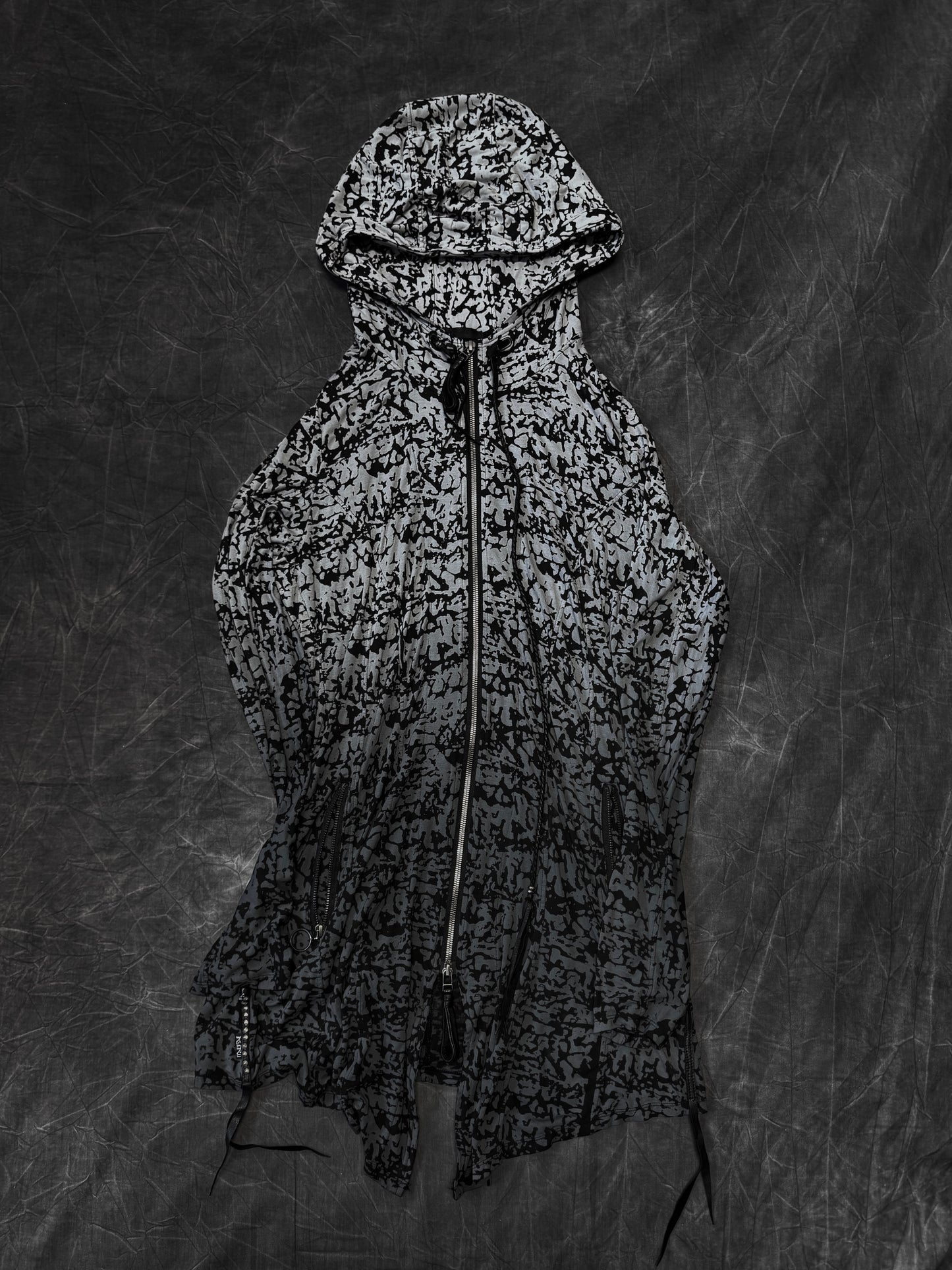 KMRII Patterned Lightweight Hoodie