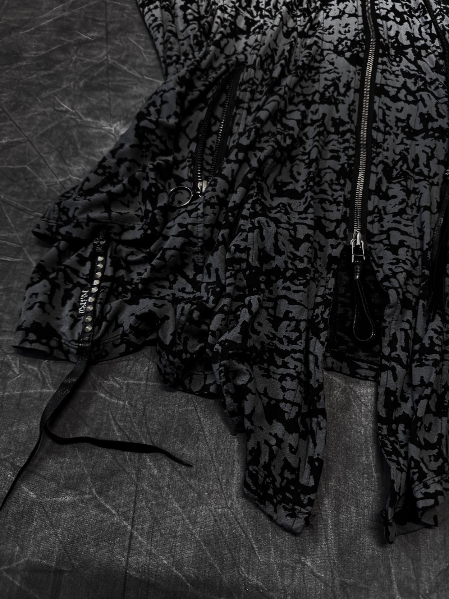 KMRII Patterned Lightweight Hoodie