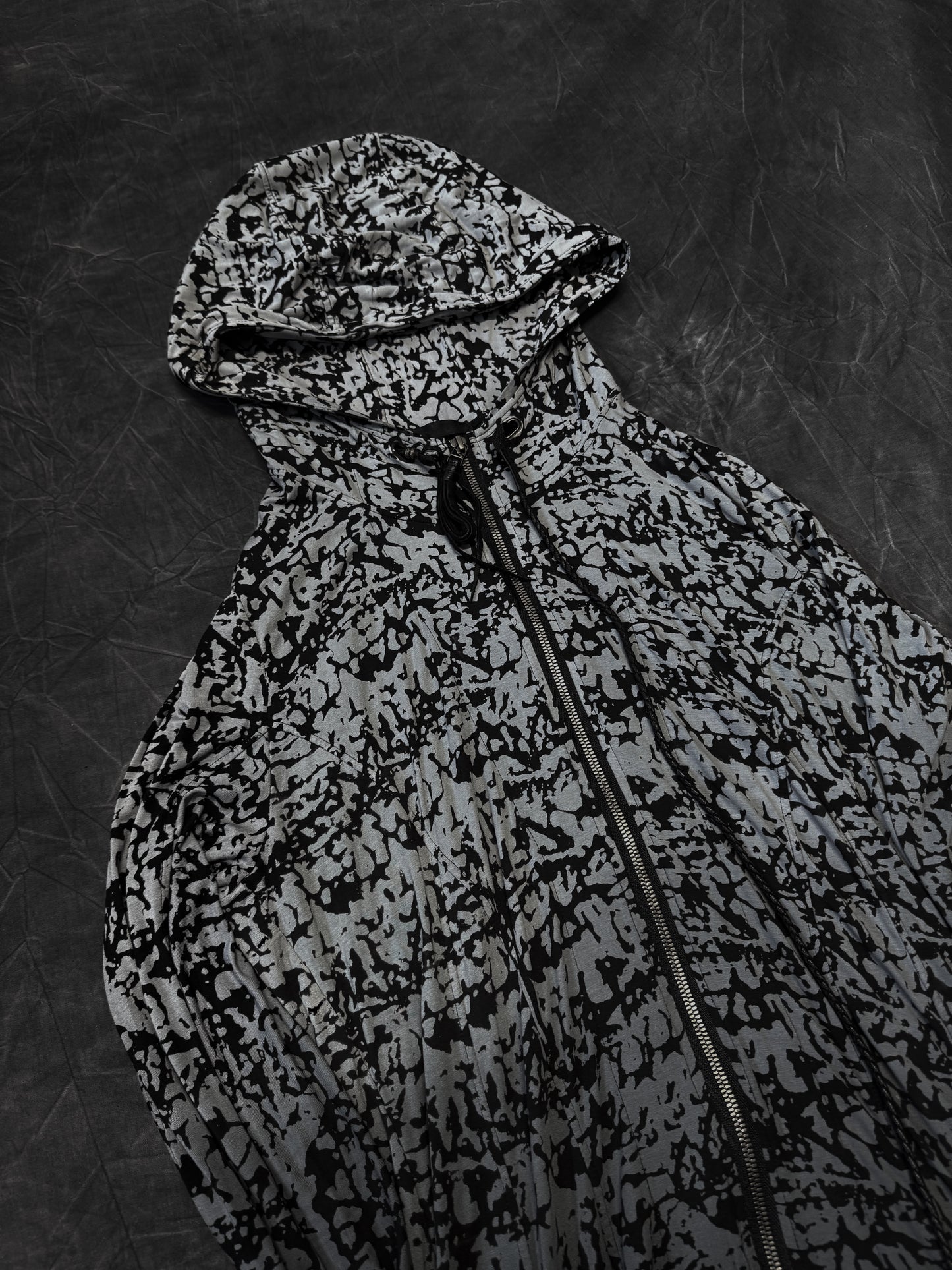 KMRII Patterned Lightweight Hoodie